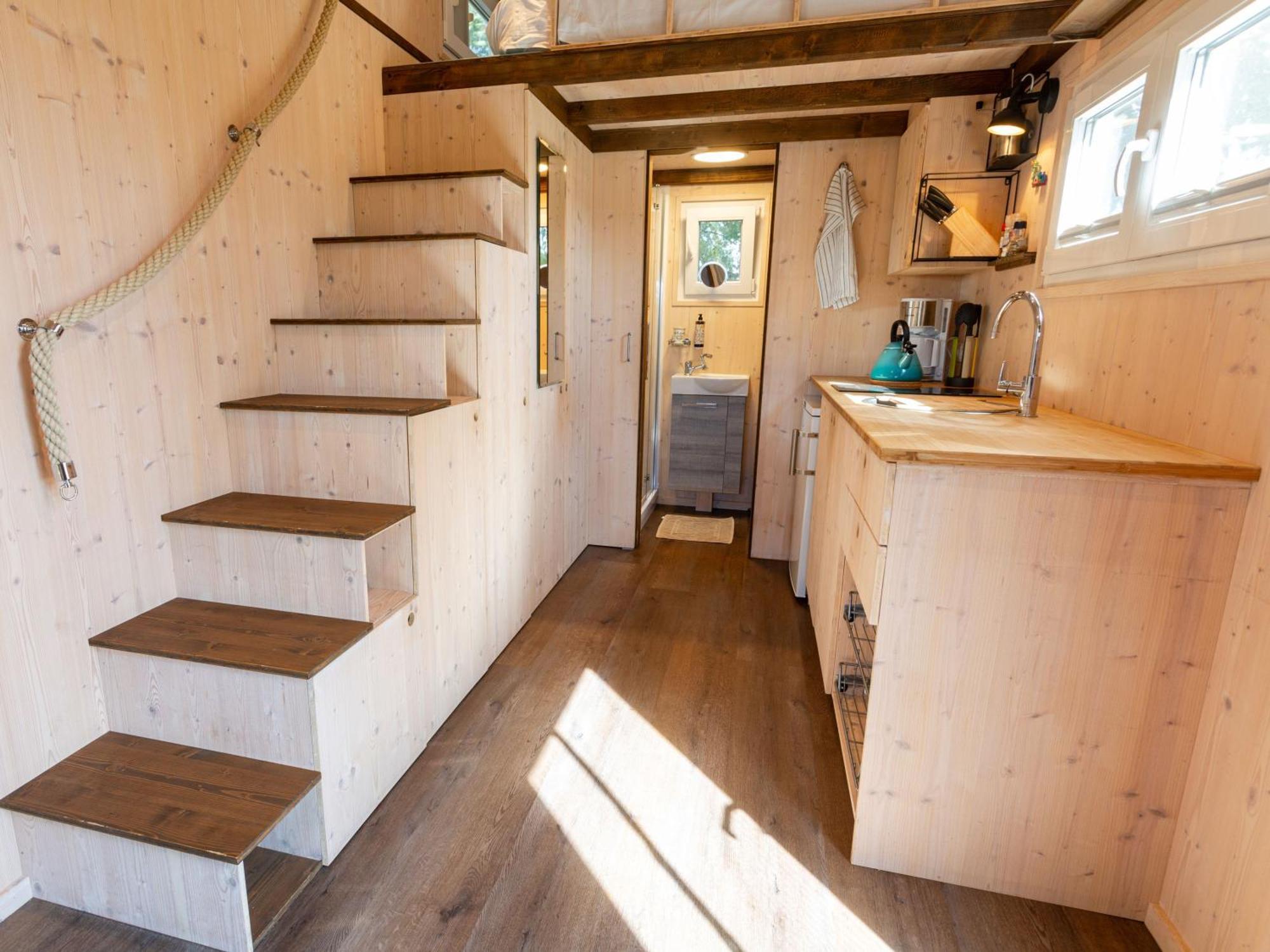 Tiny House Auf Der Alpaka Farm Villa Rubkow Eksteriør bilde