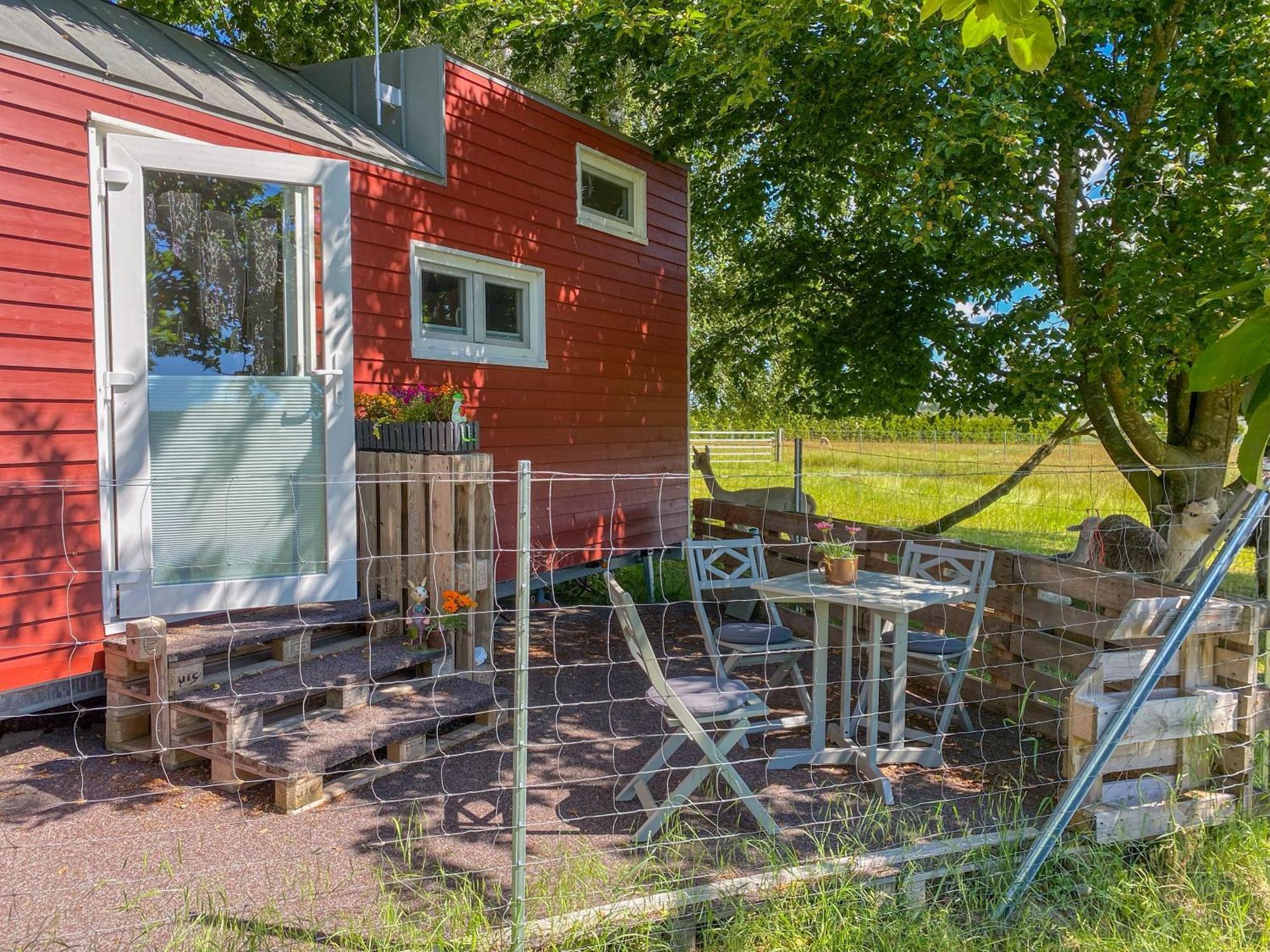 Tiny House Auf Der Alpaka Farm Villa Rubkow Eksteriør bilde